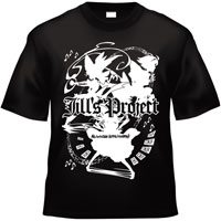 Jill's Project x Project Shrine Maiden 黒白Ｔシャツ | [kapparecords]