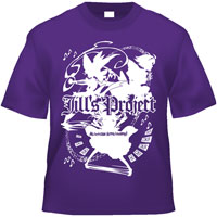 Jill's Project x Project Shrine Maiden 紫白Ｔシャツ | [kapparecords]