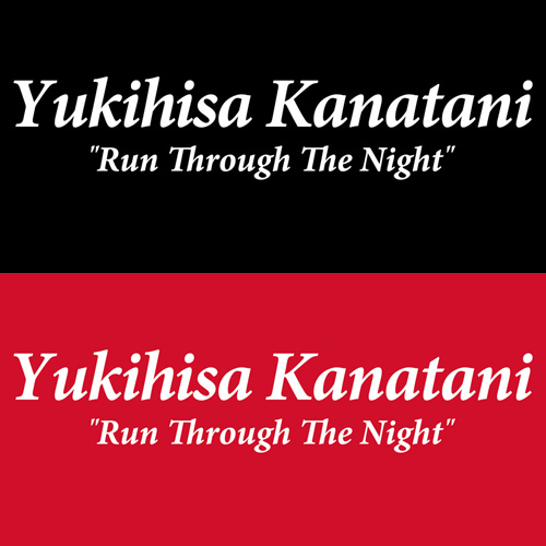 Run Through The Night ステッカー2枚セット | Yukihisa Kanatani