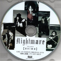NIGHTMARE 『anima LIKE AN EDISON ORIGINAL DVD』(TTDVD-0772)