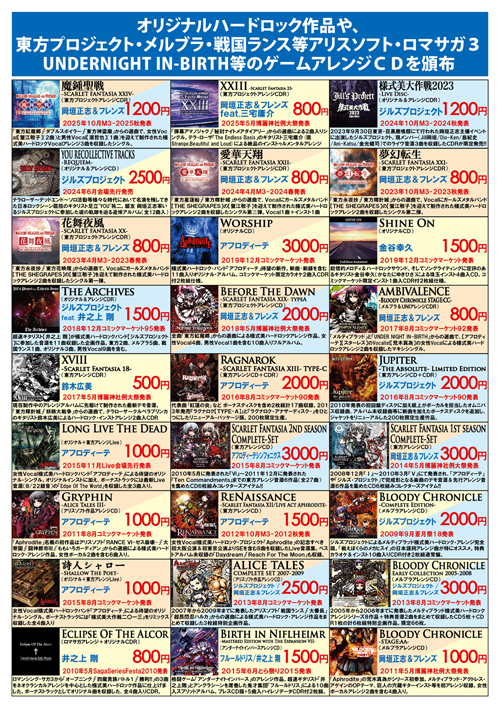 当日のお品書き２ | [kapparecords]